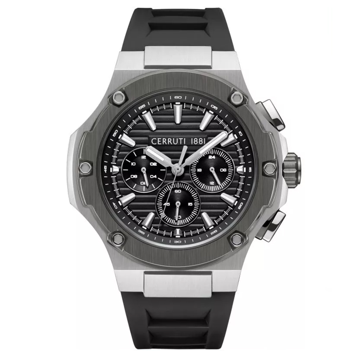 MONTRE CERRUTI HOMME M.FONCTION SILICONE